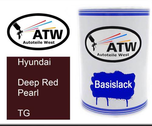 Hyundai, Deep Red Pearl, TG: 500ml Lackdose, von ATW Autoteile West.